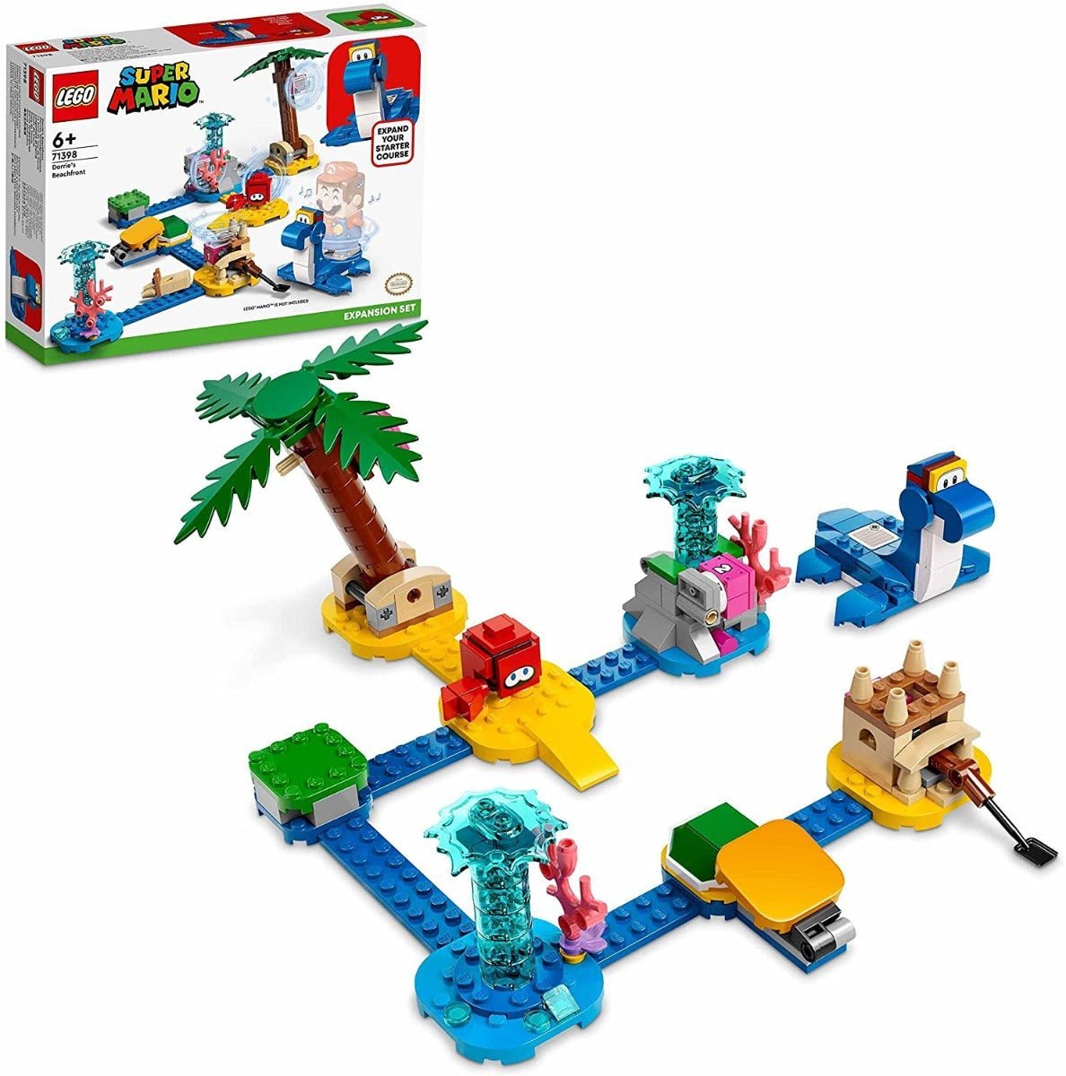 LEGO Super Mario Dorrie's Beachfront Expansion Set 71398 - Colorland Toys