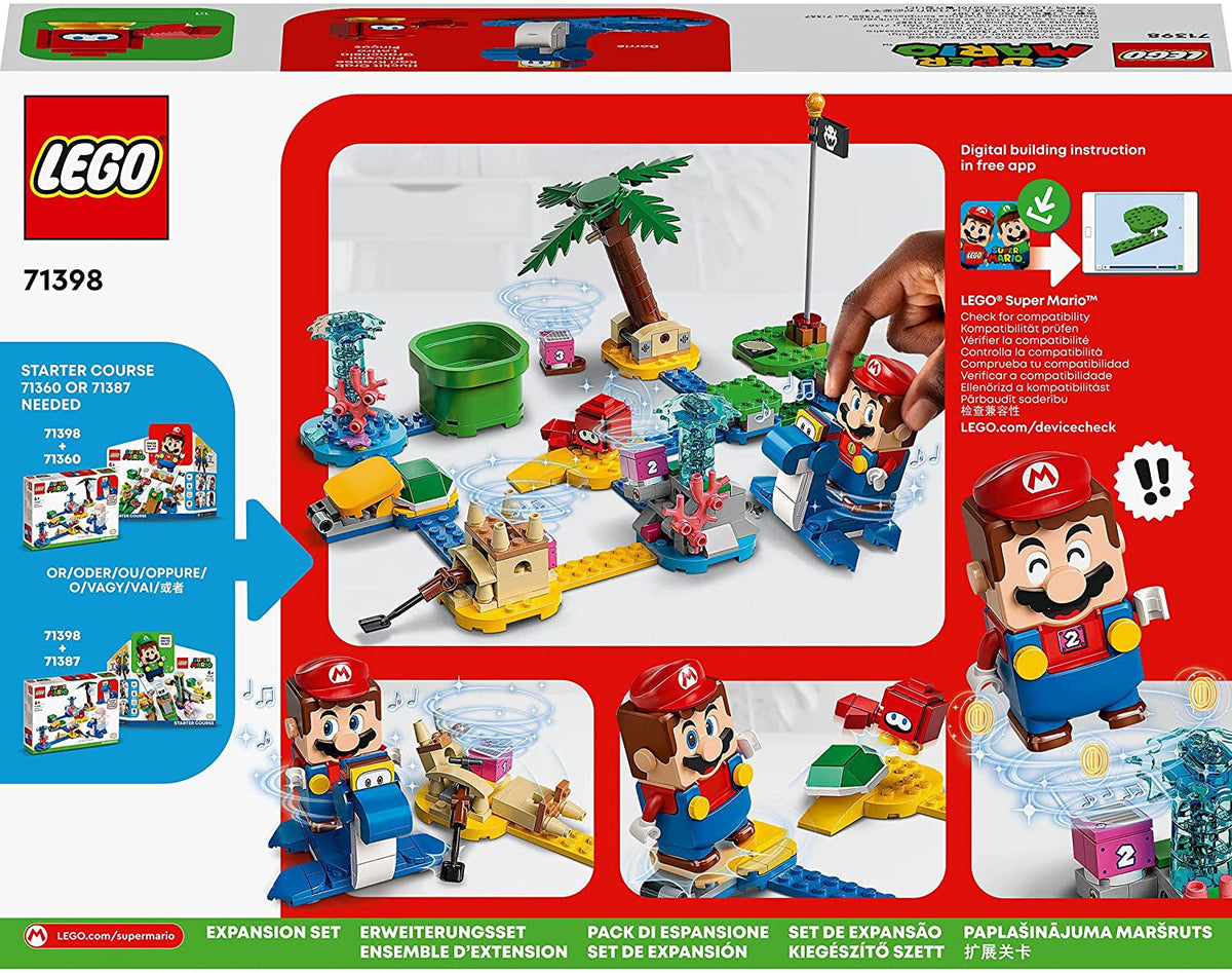 LEGO Super Mario Dorrie's Beachfront Expansion Set 71398 - Colorland Toys