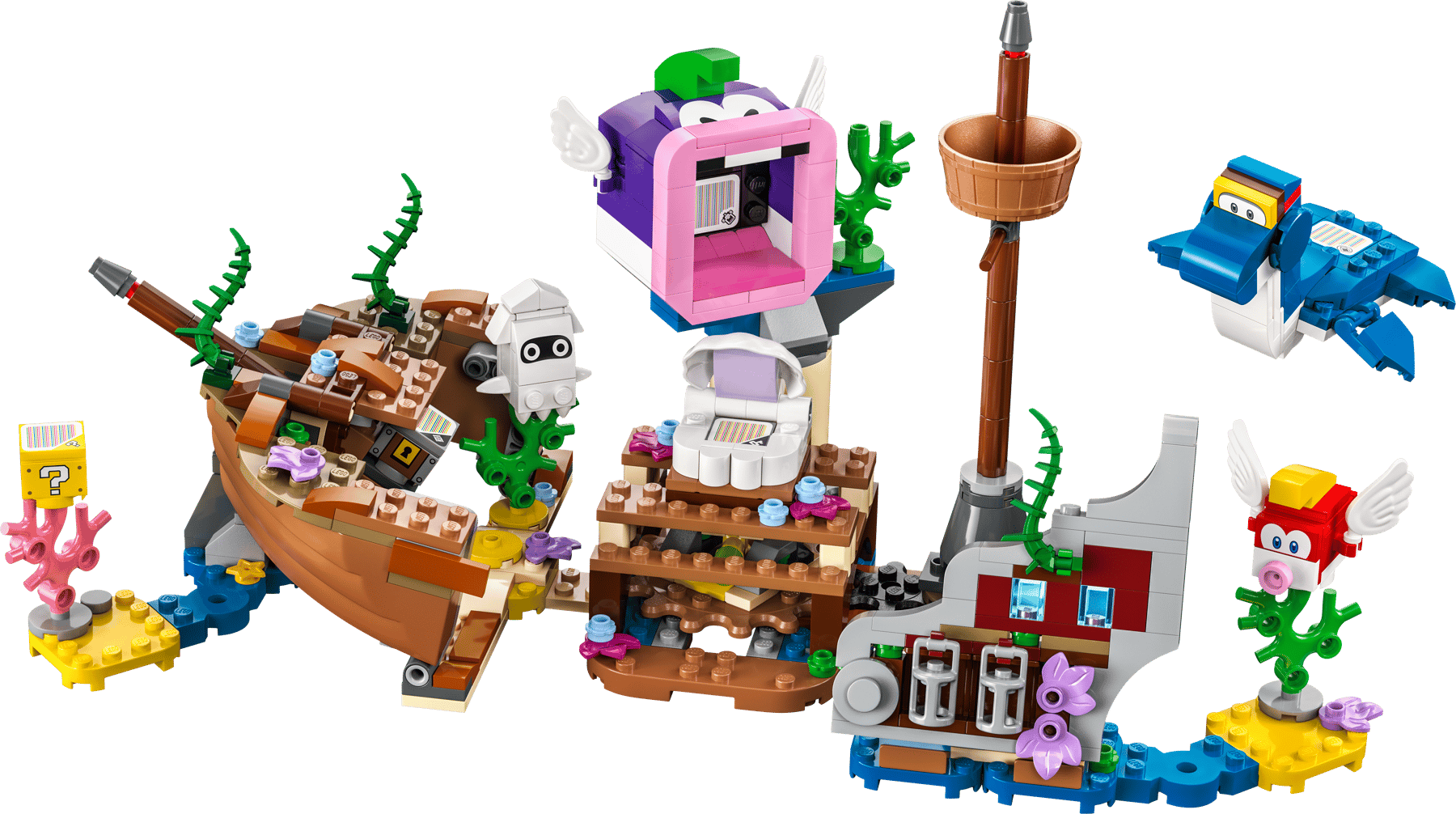 LEGO Super Mario Dorries Sunken Shipwreck Adventure - Colorland Toys