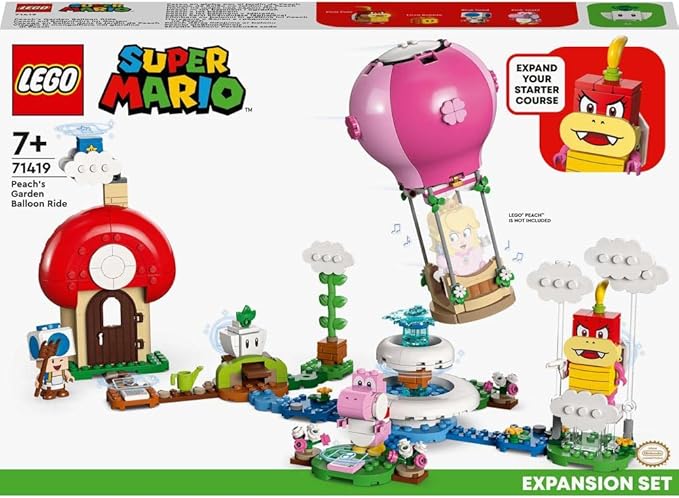LEGO Super Mario Peach's Garden Balloon Ride Expansion Set 6431234/71419 - Colorland Toys
