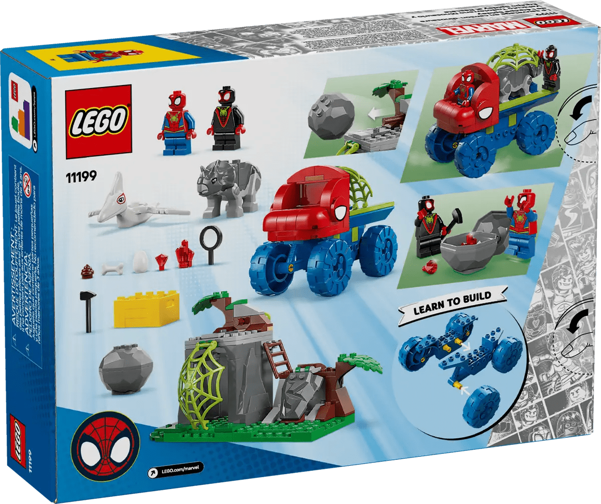 LEGO Team Spidey Dino Crawler Rescue 6526768/11199 - Colorland Toys