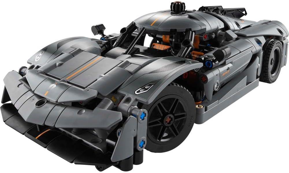 LEGO Technic Koenigsegg Jesko Absolut Grey Hypercar 42173 - Colorland Toys
