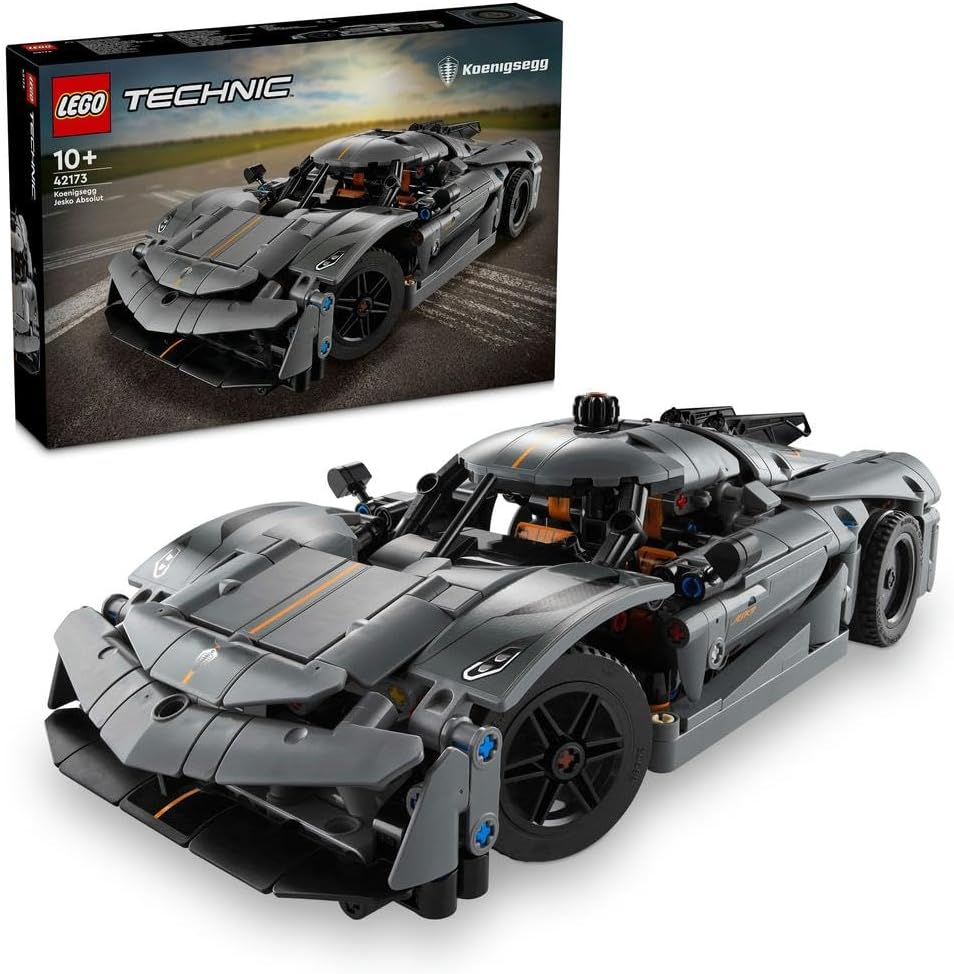 LEGO Technic Koenigsegg Jesko Absolut Grey Hypercar 42173 - Colorland Toys
