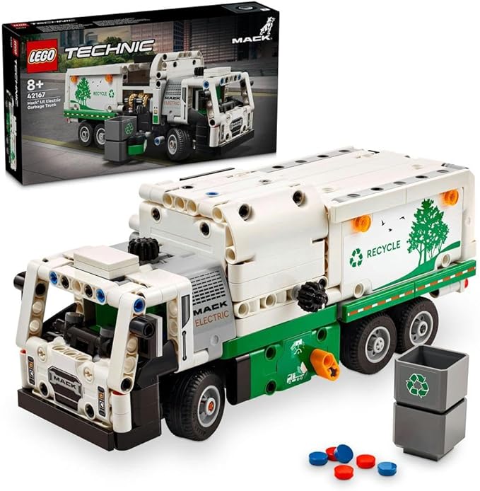 LEGO Technic Mack LR Electric Garbage Truck 42167 - Colorland Toys