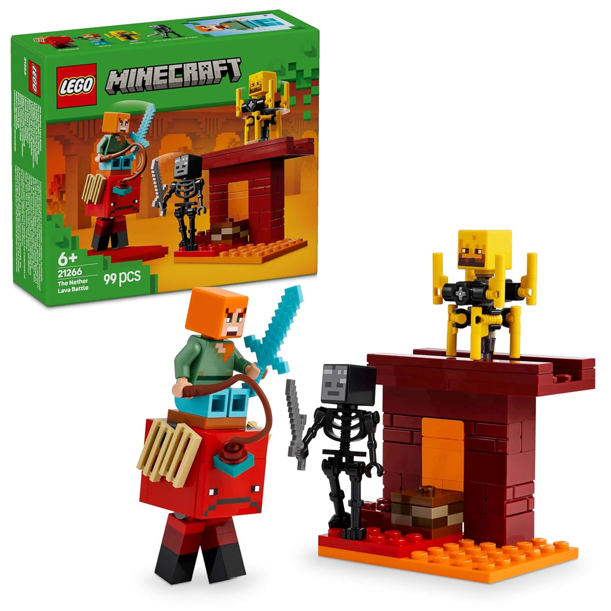 LEGO The Nether Lava Battle 6526772/21266 - Colorland Toys