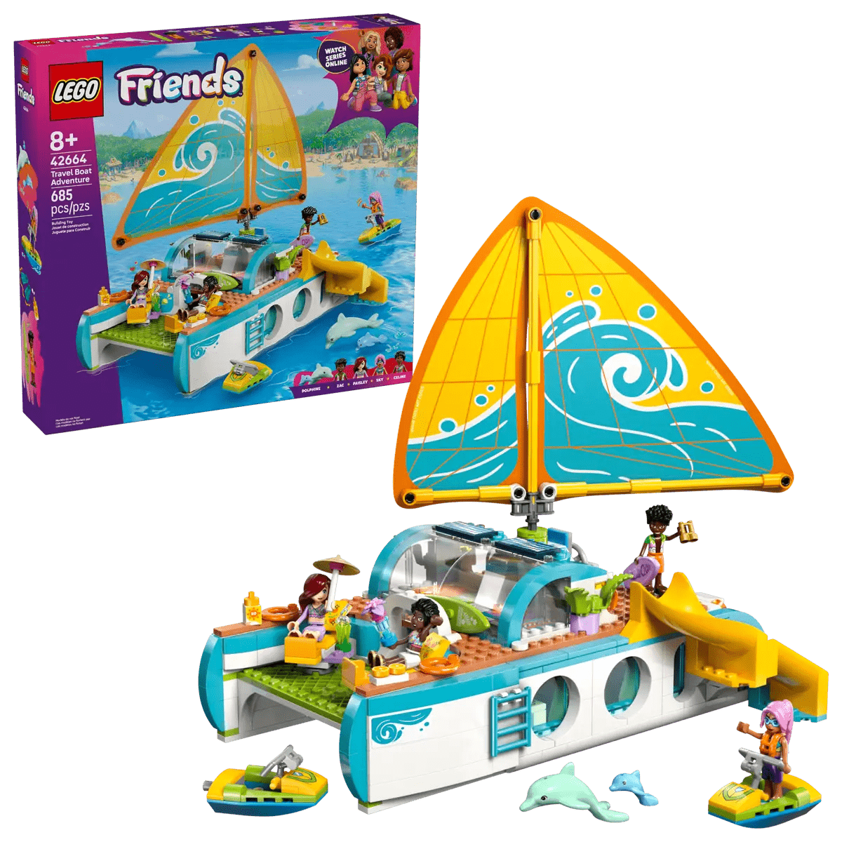 LEGO Travel Boat Adventure 42664 - Colorland Toys
