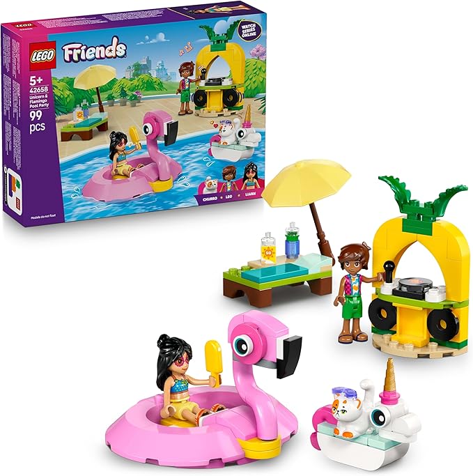 LEGO Unicorn & Flamingo Pool Party 6526862/42658 - Colorland Toys