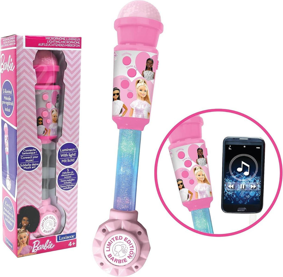 Lexibook Barbie Trendy Microphone With Speaker 04435041 — image 1