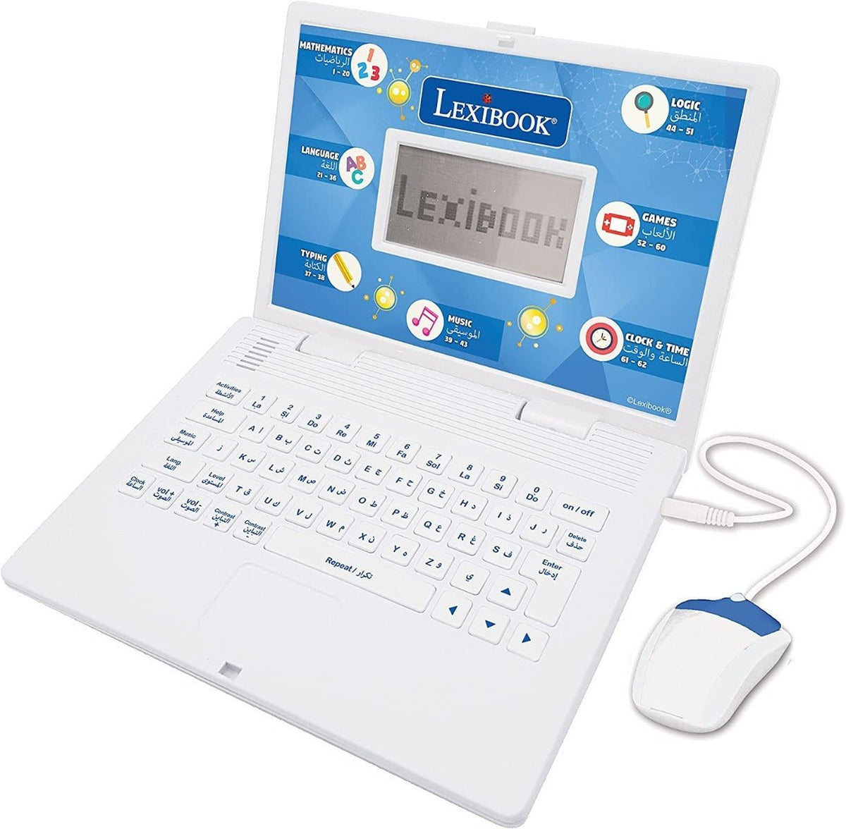 Lexibook Educational and Bilingual Laptop Arabic/English JC598i13 - Colorland Toys