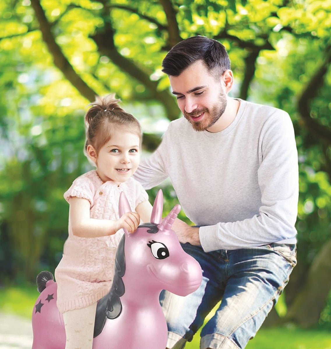 Lexibook Inflatable Jumping Unicorn Hopper BG050UNI - Colorland Toys