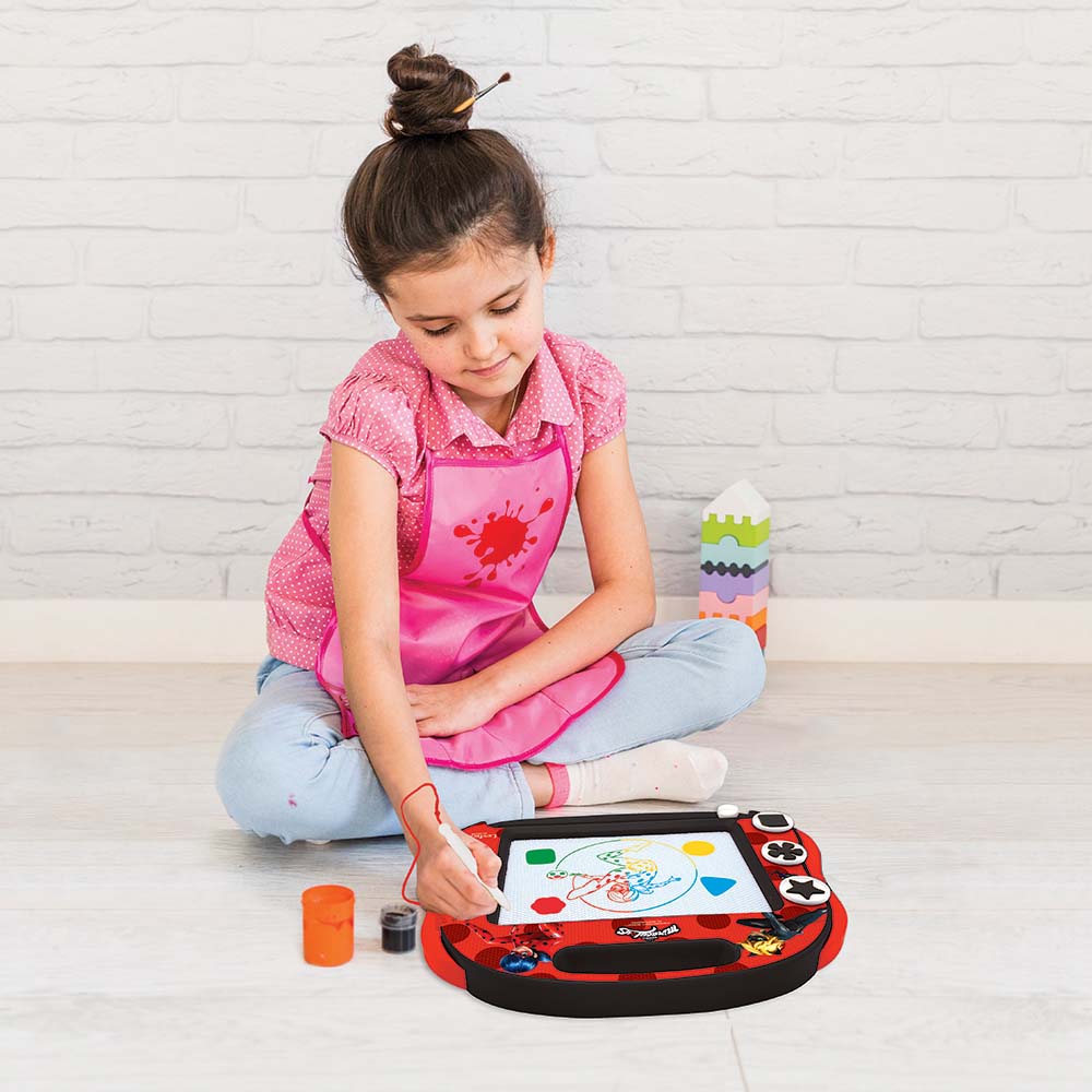 Lexibook Miraculous Magnetic Drawing Board with Accessories CRMI550 - Colorland Toys