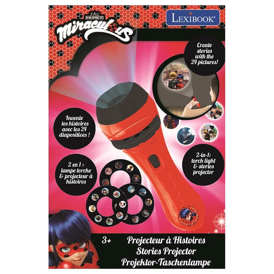 Lexibook Miraculous Stories Projector and Torch Light LTC050MI