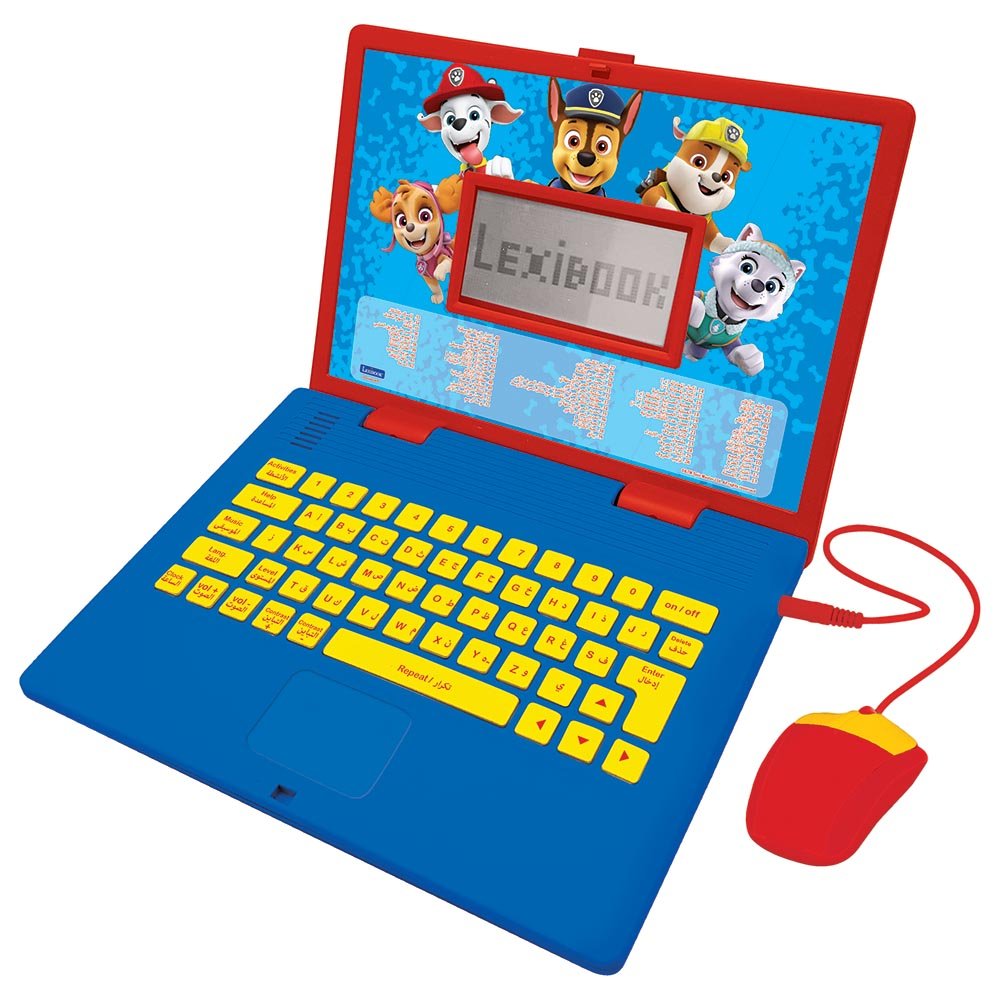 Lexibook Paw Patrol Bilingual Educational Laptop Arabic/English JC598PAi13 - Colorland Toys