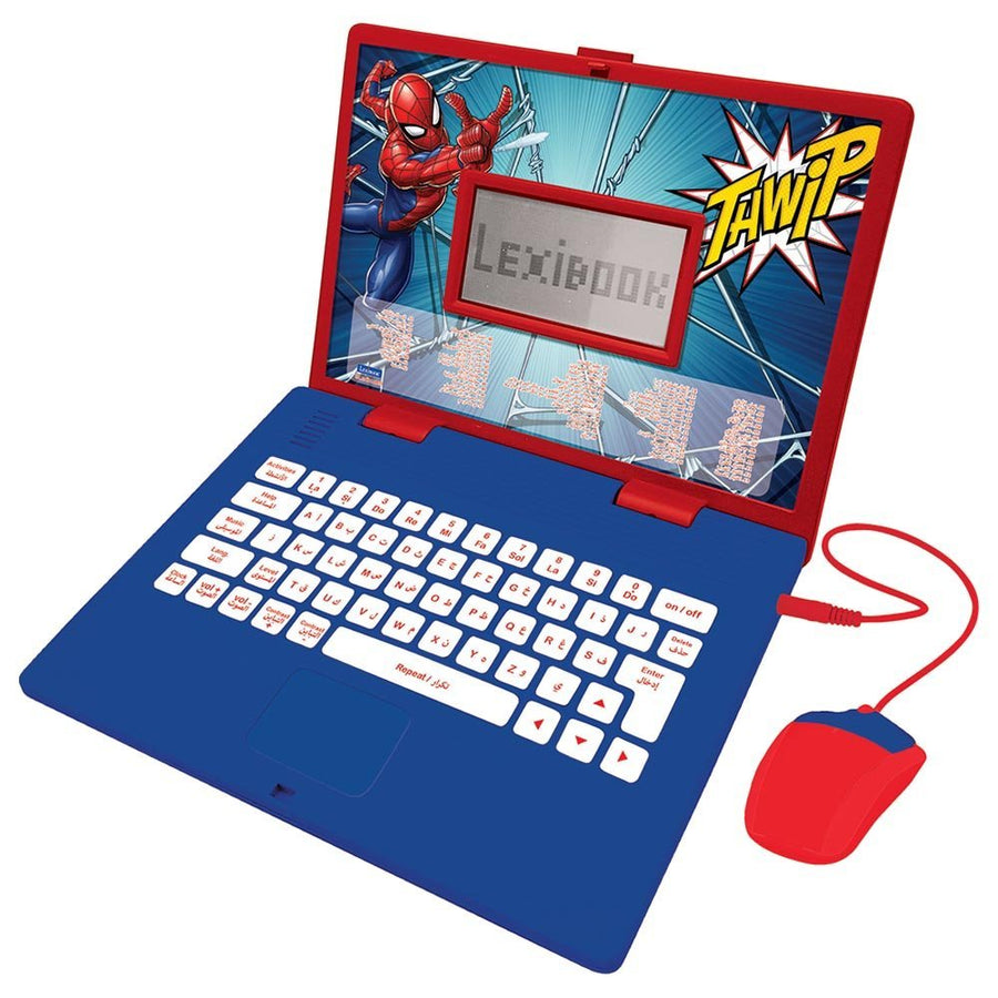 Lexibook Spiderman Bilingual Educational Laptop Arabic/English JC598SPi13