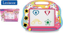 Lexibook Unicorn Magnetic Drawing Board with Accessories CRUNI550 - Colorland Toys