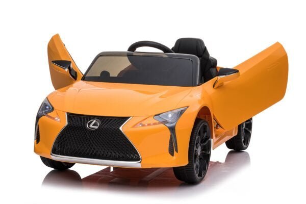 سيارة لكزس LC500 مرخصة للركوب، برتقالية، LB 1168