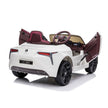 سيارة لكزس LC500 مرخصة للركوب، لونها أبيض، 1618