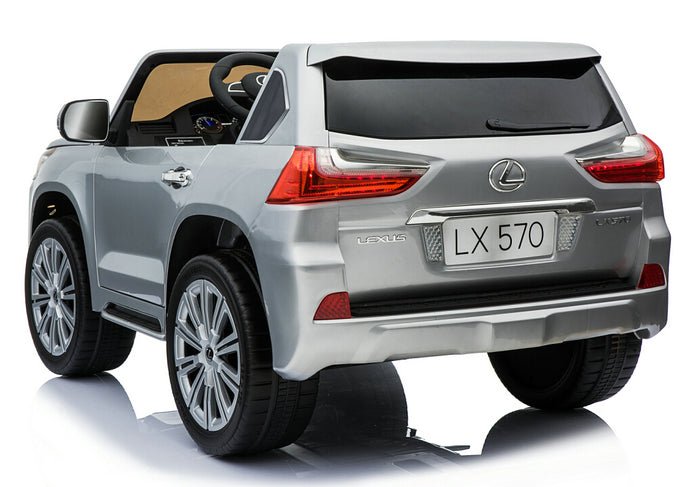 سيارة لكزس LX570 الكهربائية الفاخرة المرخصة للركوب باللون الفضي — image 2
