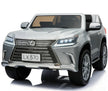 سيارة لكزس LX570 الكهربائية الفاخرة المرخصة للركوب باللون الفضي