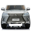 سيارة لكزس LX570 الكهربائية الفاخرة المرخصة للركوب باللون الفضي