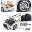 Lexus Pullback Metal Diecast Car MS929-3