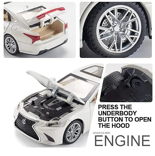 Lexus Pullback Metal Diecast Car MS929-3 — image 1
