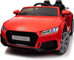 Licensed Audi TT RS Roadster 12V Electric Ride-On Car for Kids – Red (Remote Control + Bluetooth) - Colorland Toys