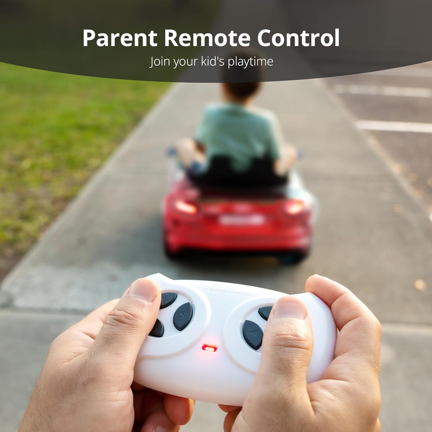 Licensed Audi TT RS Roadster 12V Electric Ride-On Car for Kids – Red (Remote Control + Bluetooth) - Colorland Toys