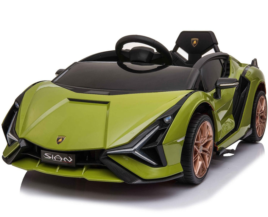 Licensed Lamborghini Sian Childrens Electric Ride On Car Green QLS-6388 — image 1