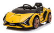 Licensed Lamborghini Sian Childrens Electric Ride On Car Yellow QLS-6388