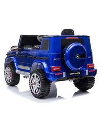 Licensed Mercedes - Benz G63 12V Childrens Ride On Jeep Blue ZS - 0002Q - Colorland Toys