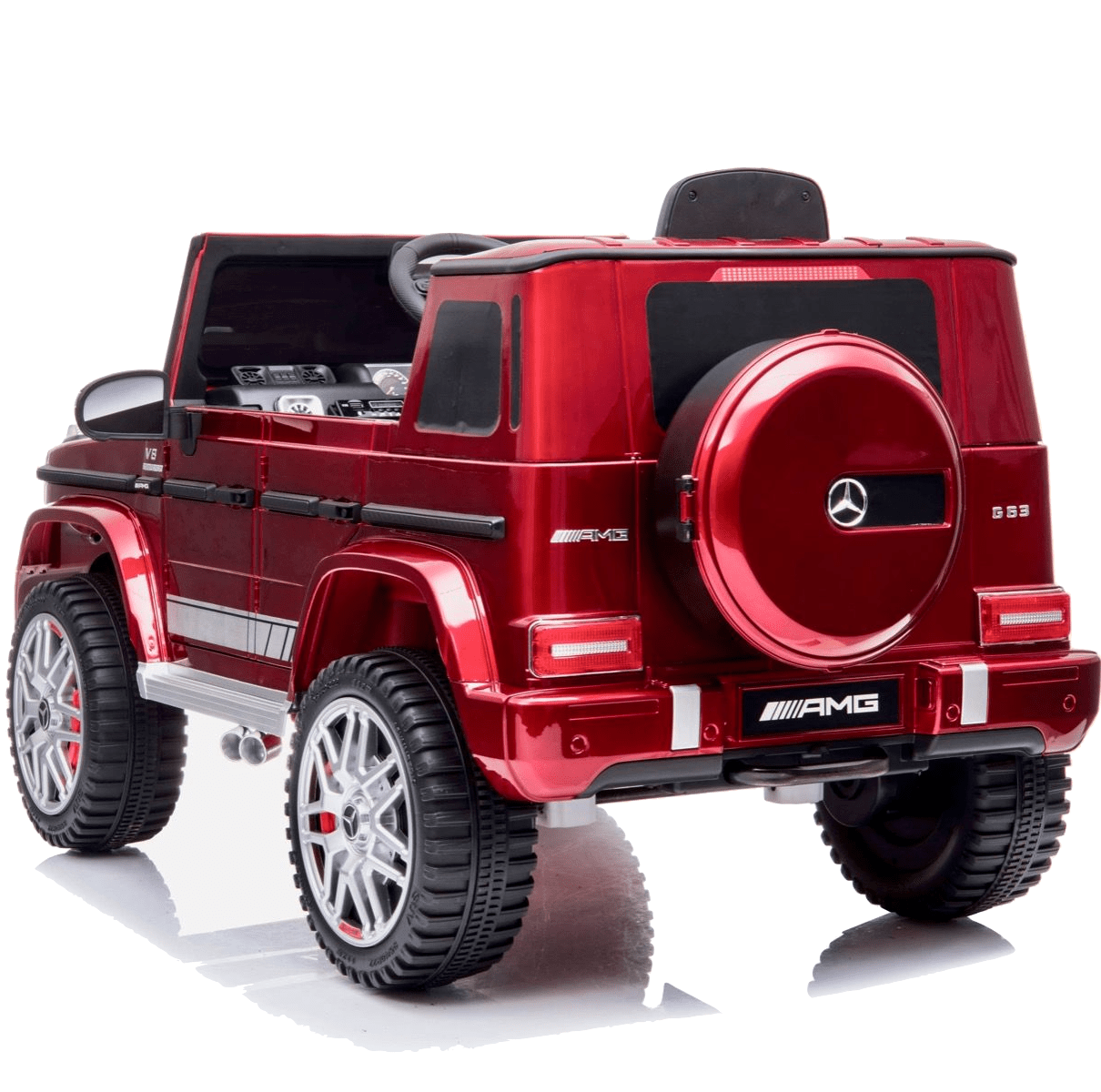Licensed Mercedes - Benz G63 12V Childrens Ride On Jeep Red ZS - 0002Q - Colorland Toys