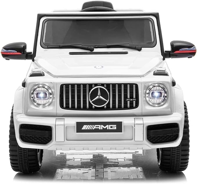 Licensed Mercedes - Benz G63 12V Childrens Ride On Jeep White ZS - 0002Q - Colorland Toys