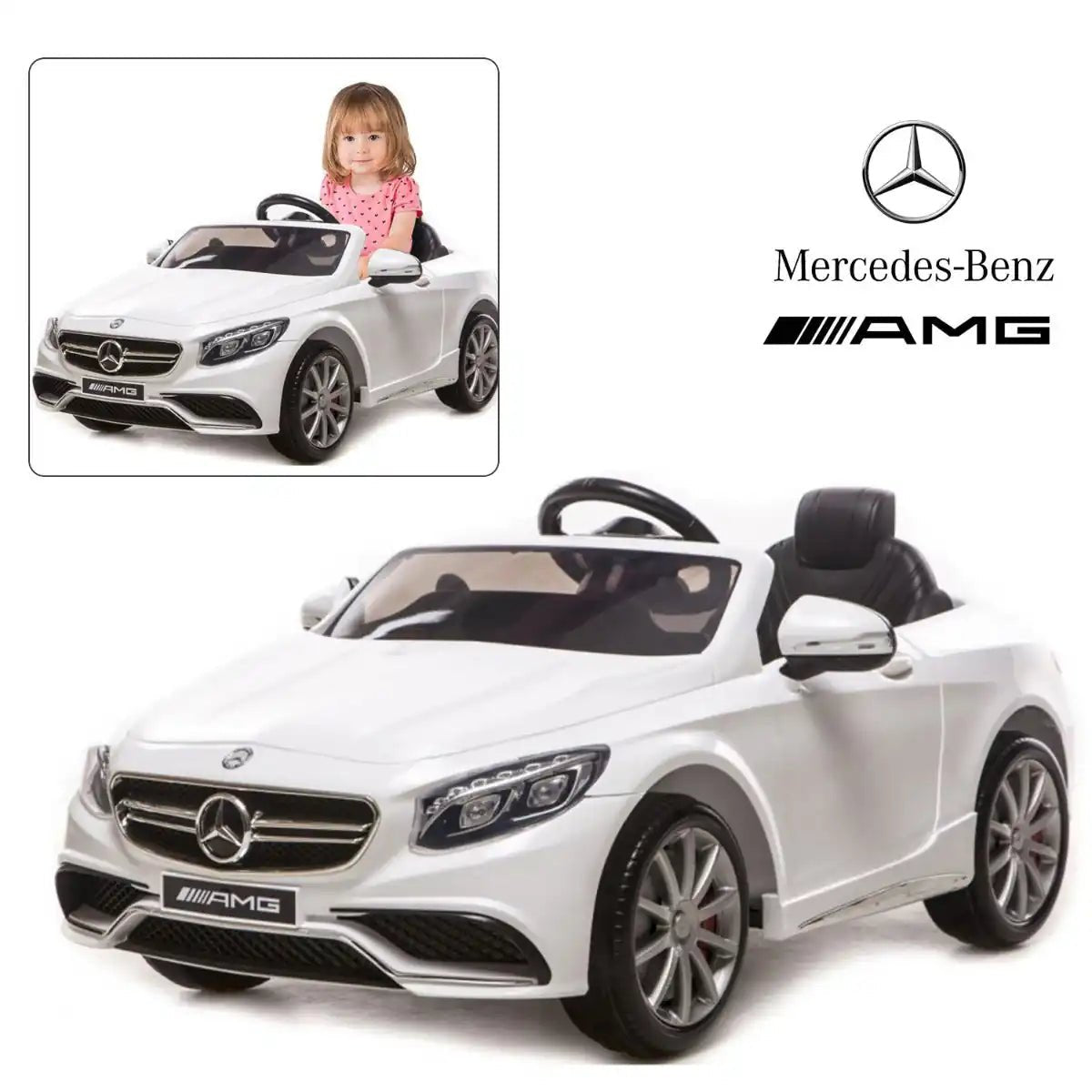 Licensed Mercedes Benz Ride on Car with Remote Control — image 2