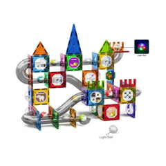 Light Magnetic Piece Plumbing Set 122 Pieces - Colorland Toys