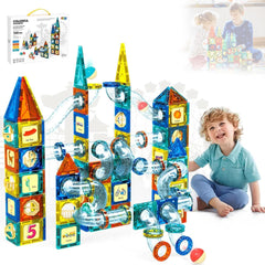 Light Magnetic Piece Plumbing Set 168 Pieces - Colorland Toys