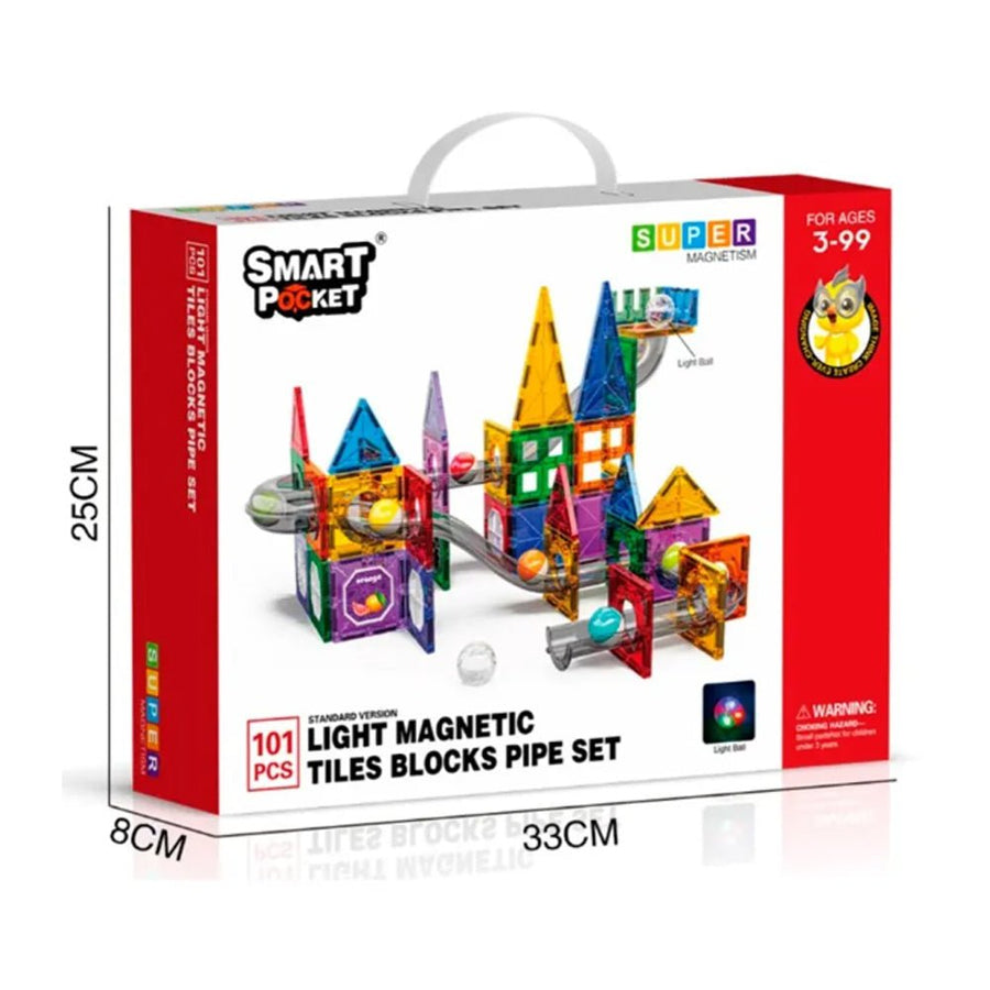 Light Magnetic Sheet Piping Set 101 Pieces — image 3