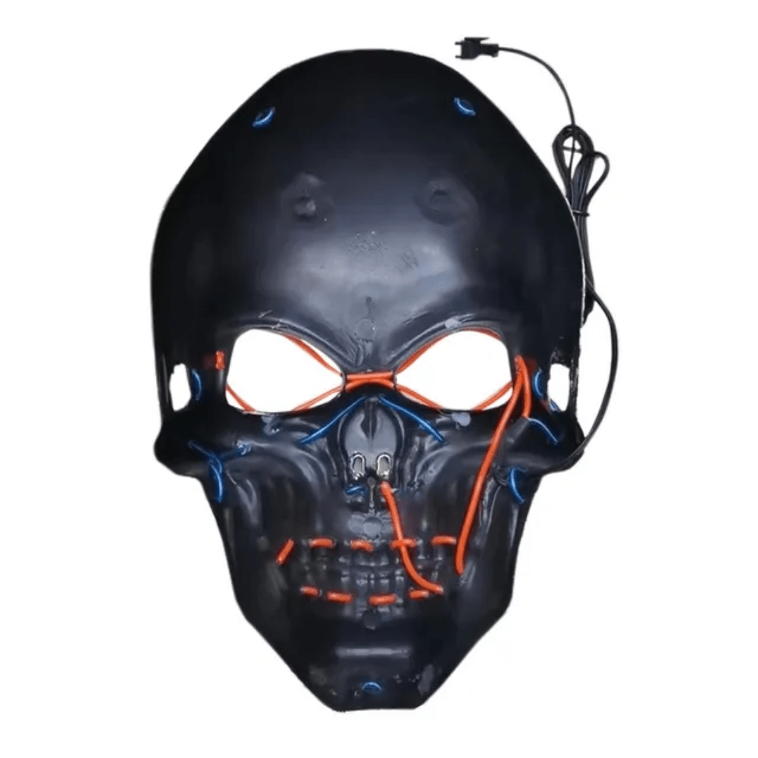 Light Up Skull Mask Spooky Halloween Accessory — image 2