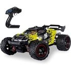 Lightning Brushless Hurricane 4-WD RC Car Yellow 1:18 Scale HS18422 — image 1