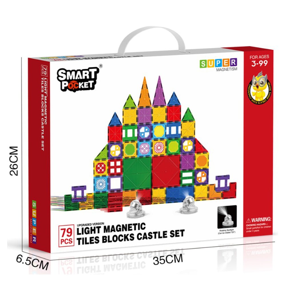 Lights Magnetic Piece Castle Set 79 Pieces — image 1