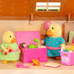 Li'l Woodzeez Quickquack Duck Family with Storybook 6259