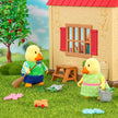 Li'l Woodzeez Quickquack Duck Family with Storybook 6259