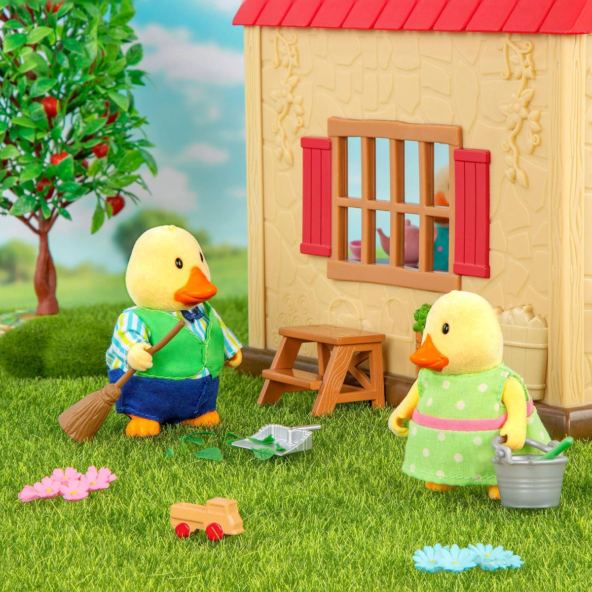 Li'l Woodzeez Quickquack Duck Family with Storybook 6259 — image 3