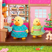 Li'l Woodzeez Quickquack Duck Family with Storybook 6259