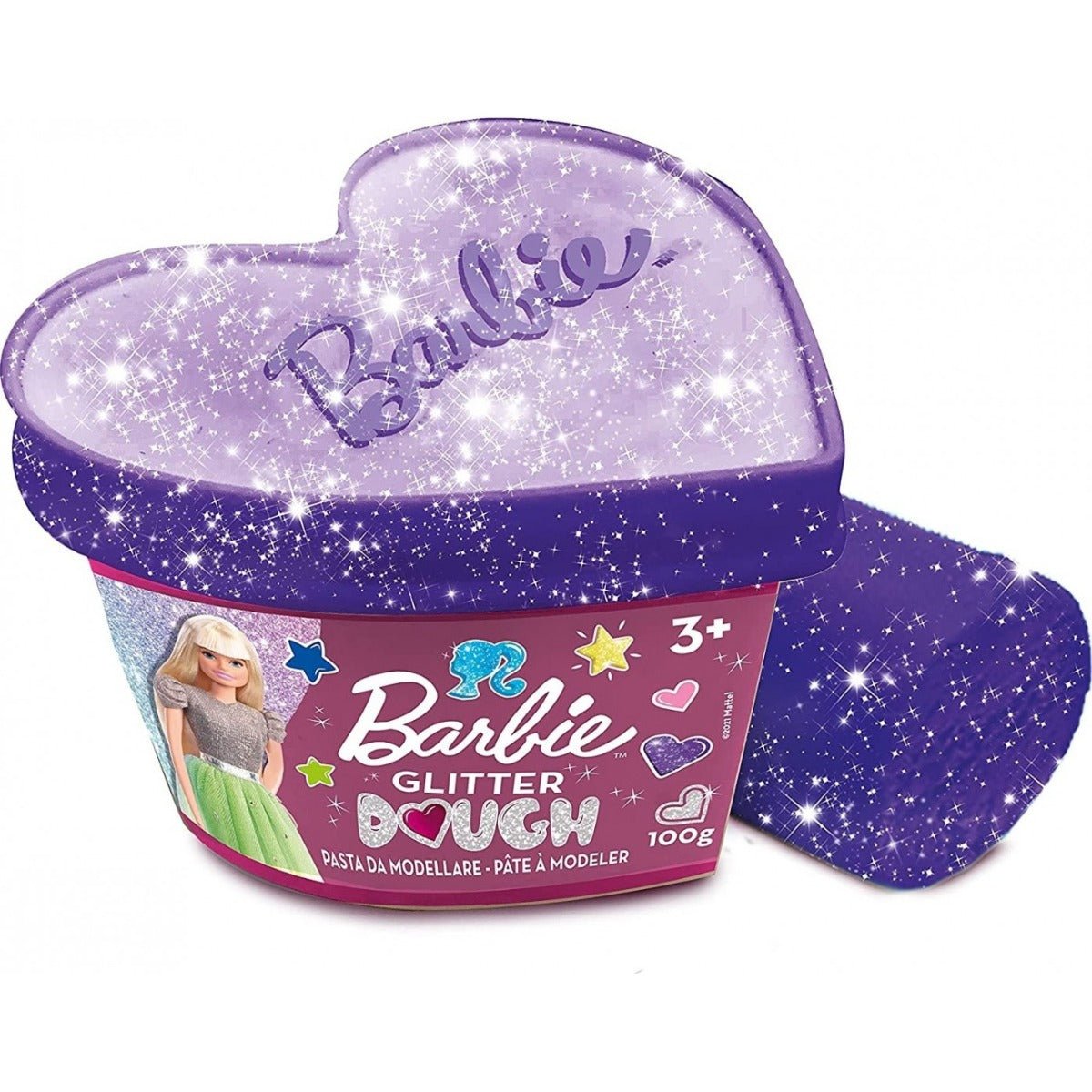 Lisciani Barbie Dough Glitter Heart 88744 - Colorland Toys