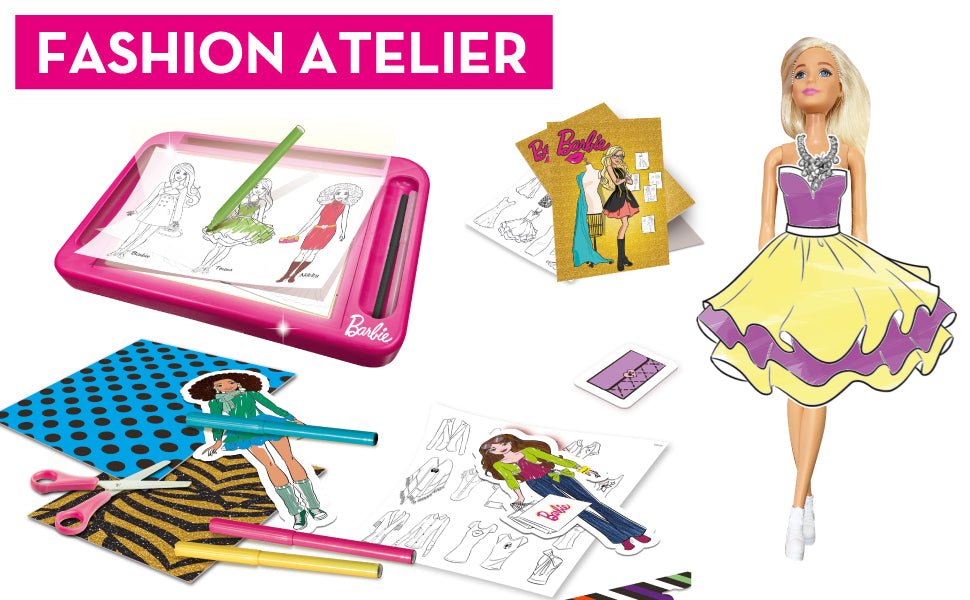 Lisciani Barbie Fashion Atelier with Doll 88645 - Colorland Toys