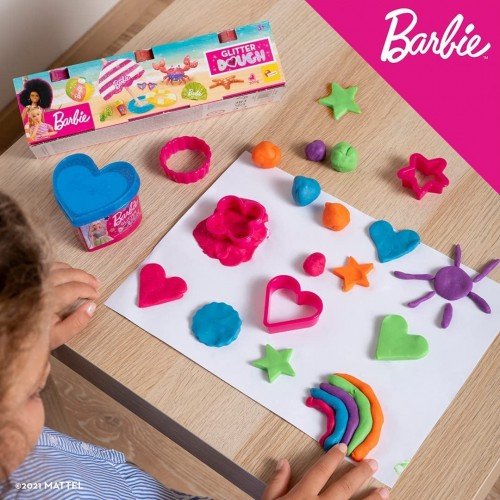 Lisciani Barbie Glitter Dough Kit Summer 88836 - Colorland Toys