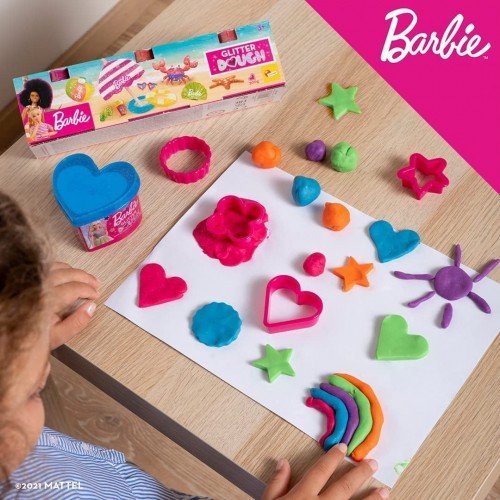 Lisciani Barbie Glitter Dough Kit Summer 88836 - Colorland Toys