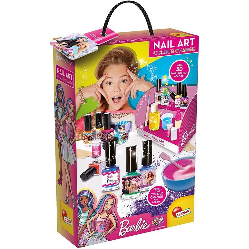 Lisciani Barbie Nail Art Color Change 86016 - Colorland Toys