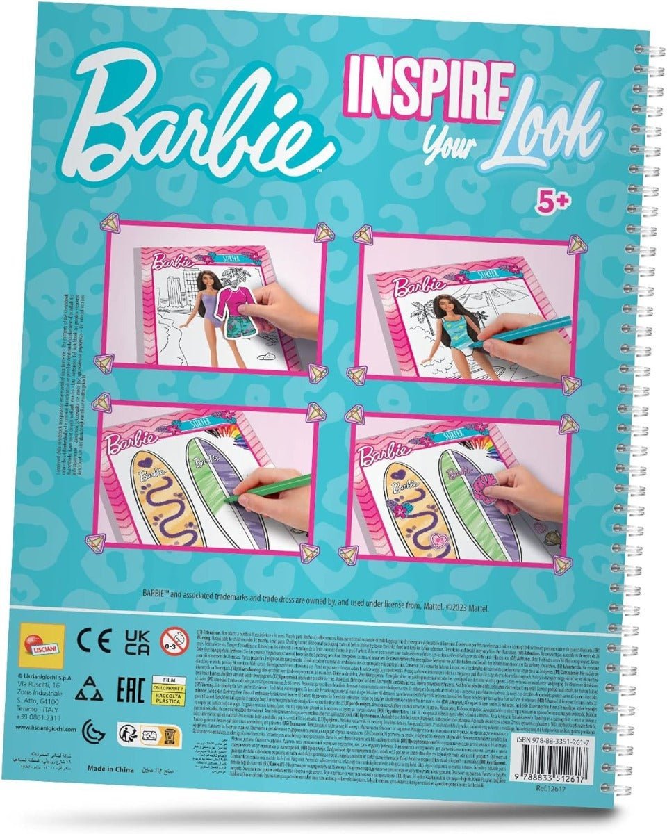 Lisciani Barbie Sketchbook - Inspire Your Look 12617 — image 2